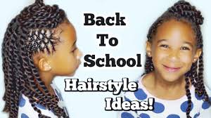 One braid or two braids is a universal hairstyle for kids, but it may look too banal. Braided Children S Hairstyle Back To School Hairstyles Youtube