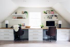 Floating furniture makes a great beauty. An Ikea Hack Worth Repeating The Studio Desks Jones Design Company