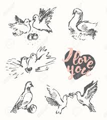 Aufsteigende weiße tauben sind bei der hochzeit ein ganz besonderes ereignis. Schone Hand Gezeichnet Hochzeit Taube Symbol Der Liebe Vektor Illustration Skizze Lizenzfrei Nutzbare Vektorgrafiken Clip Arts Illustrationen Image 56585934