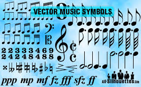The earliest form of musical notation can data back to 2000 b.c in nippur, iraq. Vector Music Symbols Free Vector Download It Now
