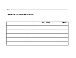 Printable Blank Tally Chart Template Www Bedowntowndaytona Com