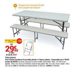Offre Table Pliante Chez Bricorama