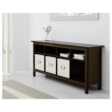 Favorite this post jul 12 2 ikea hemnes nightstands. Hemnes Black Brown Console Table 157x40 Cm Ikea