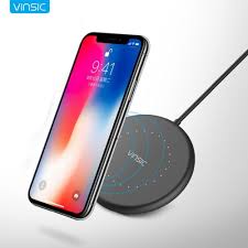 Vinsic Mini Wireless Ladegerat Qi Lade Pad Fur Iphone X 8 8 Plus Samsung Galaxy S7 S8 S6 Rand Plus Note5 Ep Ng930 Wireless Charger Iphone Samsung Galaxy S7