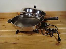 Vintage Farberware 12 Stainless Steel Electric Skillet Dome Lid 310a Fry Pan Vintage Appliances Farberware Electric Skillets