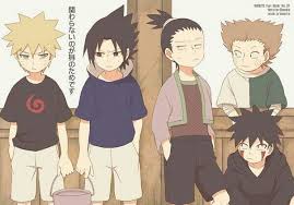 Naruto Sasuke Shikamaru Choji Kiba Young Childhood Text Cute Naruto Anime Naruto Naruto Naruto Shippuden Anime