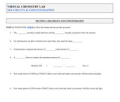 Reflection and interference of waves: Solubility And Concentration A Free Virtual Chemistry Lab Activity Chemical Education Xchange
