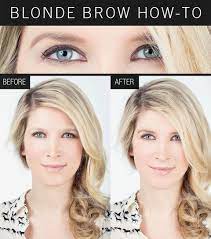 This means growing them out if they're thin and incorrectly shaped, and filling them in on a daily basis to ensure this focal point. Eyebrow Makeup For Blonde Girls How To Fill In Blonde Eyebrows