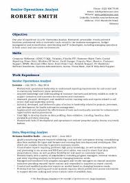 April 10, 2021/ steven bragg. Senior Operations Analyst Resume Samples Qwikresume