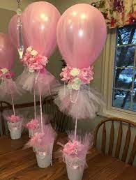 Baby Shower Ideas Decorations Tulle Balloons 38 Best Ideas Baby Shower Balloon Decorations Baby Shower Centerpieces Tulle Balloons
