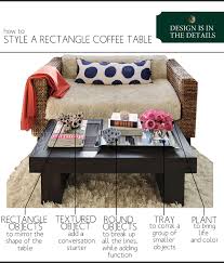 Design Is In The Details How To Style A Rectangle Coffee Table Coffee Table Coffe Table Decor Rectangle Living Room Table