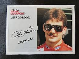 RACING CHAMPIONS CARD #02008 JEFF GORDON