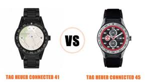 Tag Heuer Connected 41 Vs 45 Compared Smartwatch Series