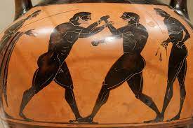 We still hold olympic games every four years. Greek Pygmachia Boxing Health Ahoy