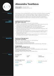 Our event coordinator sample resumes will help you choose the right kind of resume that you can use for your application. Assistant Event Coordinator Resume Example Kickresume