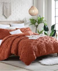 We joined a completely full server 1. Swift Home Astonishing Rukai Clip Jacquard Gauze 5 Piece Comforter Set King California King Bedding In Rust Modesens