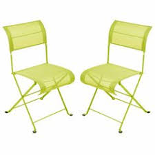 Chaises De Jardin Pliantes Acier Toile Tte Par 2 Dune Fermob Chaise Pliante Chaise De Jardin Chaise