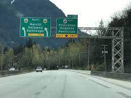It is the highest point on the highway between the cities of hope and merritt. Road Sign Pictures