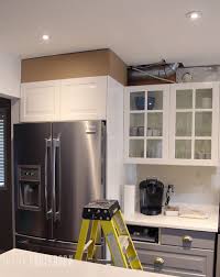 Diy How To Disguise A Kitchen Soffit Kitchen Soffit Bulkhead Kitchen Kitchen Decor Inspiration