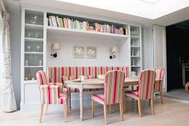 The article discusses various tips to keep in mind when choosing a perfect dining room bench. Built In Seating With Shelving Traditional Dining Rooms Dining Room Banquette Dining Room Bench