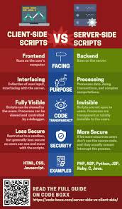 Client Side Vs Server Side Script Differences Webdeveloper Coding Programming Beginner Learn Javascript New Things To Learn Computer Programming