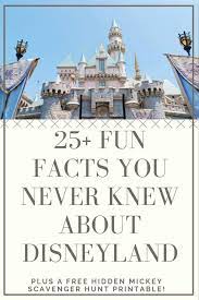 25 Fun Facts About Disneyland To Use On Your Next Trip Your Everyday Family Sleeping Beauty Castle Disneyland Disney World Facts Fun Facts