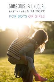 Loving The Feeling Of Gender Neutral Names Check Out This List Of Lovely Unique Names That Work For Both Unusual Baby Names Gender Neutral Names Middle Child