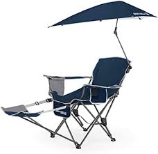 Come check out our reviews of the best beach chairs on the market! Amazon Com Sport Brella 3 Position Recliner Chair With Removable Umbrella And Footrest Midnight Blue Sports Outdoors