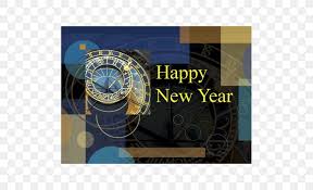 Bold typography 2021 new year 3 photo collage holiday card. New Year Card Greeting Note Cards New Year S Day Prague Astronomical Clock Png 500x500px New