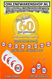 Bol Com Feestpakket 60 Jaar Getrouwd