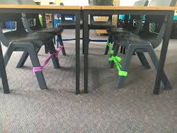 Resistence Bands On Chair Legs Help Those Students That Need To Wriggle Or Swing Their Legs To Focus In Class Classroom Walls Classroom Hacks Classroom Chairs