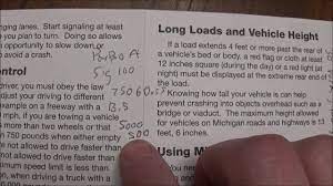 No driving skills test is required, unless you have never have been licensed. How To Pass The Michigan Chauffeur License Knowledge Test Easily Youtube