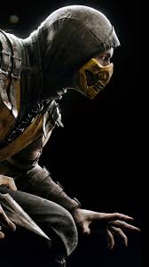 Download Wallpaper 720x1280 Mortal Kombat Scorpion Hero Costume Samsung Galaxy S3 Hd Background Com Imagens Mortal Combate Desenho