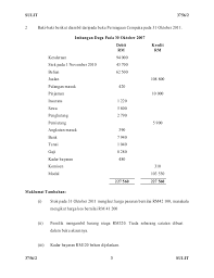 Kerja kursus prinsip perakaunan tingkatan 5 2011. 108545792 Peperiksaan Akhir Tahun 2011 Kertas 2 Prinsip Perakaunan Ti