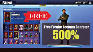 After the global success of the game genre battle royale mainly thanks to the popularity of. Free Fortnite Accounts Skatefasr