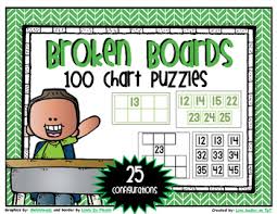 More And Less Number Grid 100s Chart Puzzles