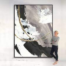 Maybe you would like to learn more about one of these? Black And White Gold Abstract Art Oil Paintingl Print Wall Art Printable Digital Download Line Art Home Decor Drawing Minimalist In 2021 Abstract Art Painting Abstract Canvas Art Abstract Painting