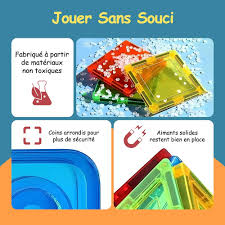 Blocs Magnétiques Montessori 120 tuiles