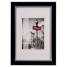 Films de protection sur verre synthétique. Cadre Photo Bois Couleur Noir 30x40 Cm Metro Walther