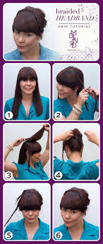 Here are some hair styles for inspiration. Braided Headband Tutorial