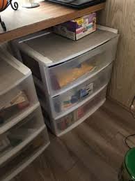 D wall cabinet solves storage needs in rooms with limited space Sterilite White 3 Drawer Cart Big Lots