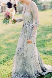 The Most Perfect Wedding Dresses For Summer Brides Silver Wedding Dress Whimsical Wedding Gown Blue Wedding Dresses