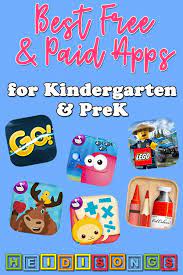 Best Free And Paid Apps For Kindergarten Prek Kindergarten Learning Apps Free Learning Apps Preschool Apps