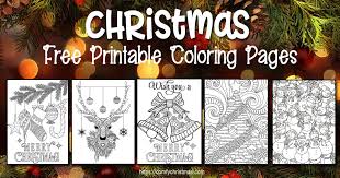 Some pages will take longer to color than others, giving you an opportunity to squeeze some coloring time in between making gifts for family and friends and filling your home with diy projects to create. Free Printable Christmas Coloring Pages Comfy Christmas
