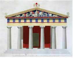 Avendo le colonne presenti su tutti i lati del tempio, è detto periptero, presentava quindi anche il. Tempio Di Afaia Sutori