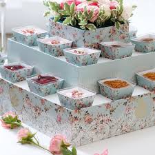 حلويات صبح و ز هـر on instagram بوكس زهر سويت استاند ب٣ طوابق من كاسات حلى زهر عدد ٢٠ كاسه ب instagram posts decorative boxes takeout container