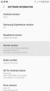 I flashed my samsung s7 edge to custom rom, later i decided to go with the stock rom and done so, but seems still the bootloader is unlocked . Android Oreo Rom Unofficially Ported To The Galaxy S7 Edge Gsmarena Com News