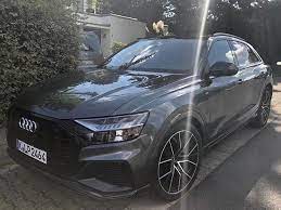 Daytona Grey Black Optics Do You Agree Audi Q8 Audiq8 By A Friend Oooo Audidriven What Else Audi Quattro Q8 Greyq8 Grey Day