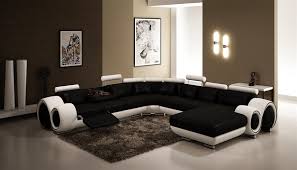 Esofastore ash black unique contemporary laf sofa and raf loveseat wedge living room sectional accent tufted couch cushion pillows. Contemporary Italian Design Black White Franco Modern Sectional Designer Sofa Lf 4084 Bw