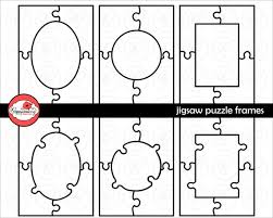 Check spelling or type a new query. Jigsaw Puzzle Frames Template Pdf And Clipart Set 300 Dpi Etsy